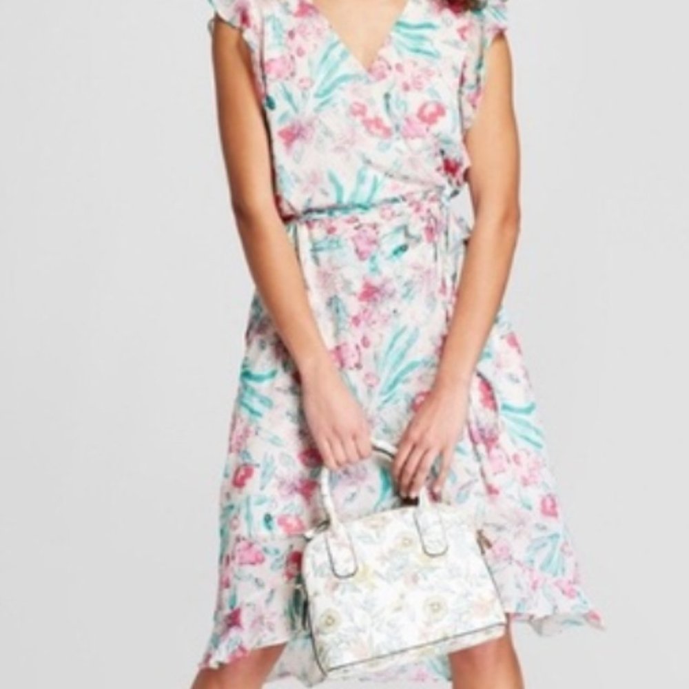 4X Plus Size Wrap ruffle dress from target (a new day) NWOT womens spring/summer